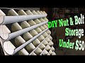 DIY Nut & Bolt Storage for Under $50