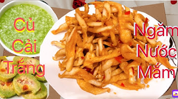 Củ Cải Trắng Ngăm Nước Mắm|Không Cần Để Tủ Lạnh Để Lâu Không Hư Vẫn Giòn Ngon/Radish (Daikon)Pickles