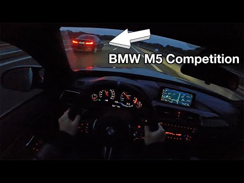2018 BMW M4 Competition - 280 km/h In Wet Conditions - AUTOBAHN