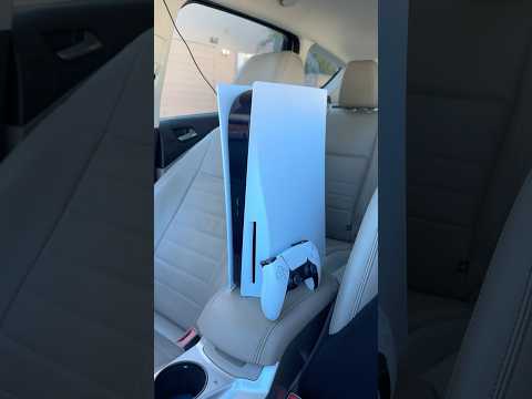 Sony PlayStation 5 launch in the car 🚘 #sony #playstation #startup #launch #ps5 #playstation5 #asmr