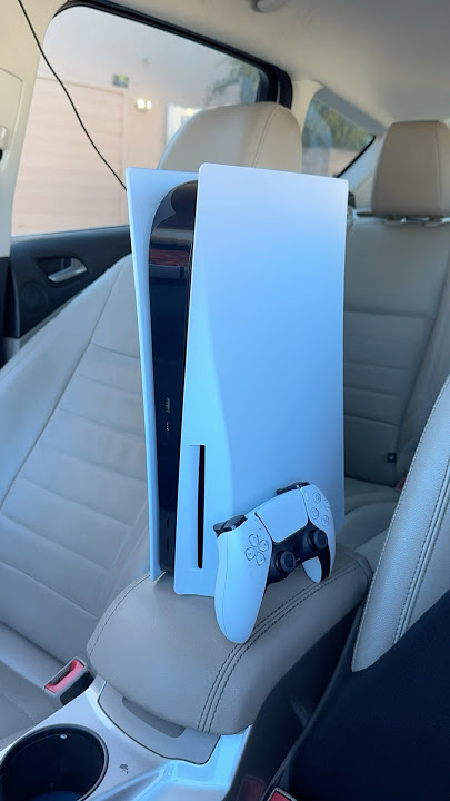 Sony PlayStation 5 launch in the car 🚘 #sony #playstation #startup #launch #ps5 #playstation5 #asmr