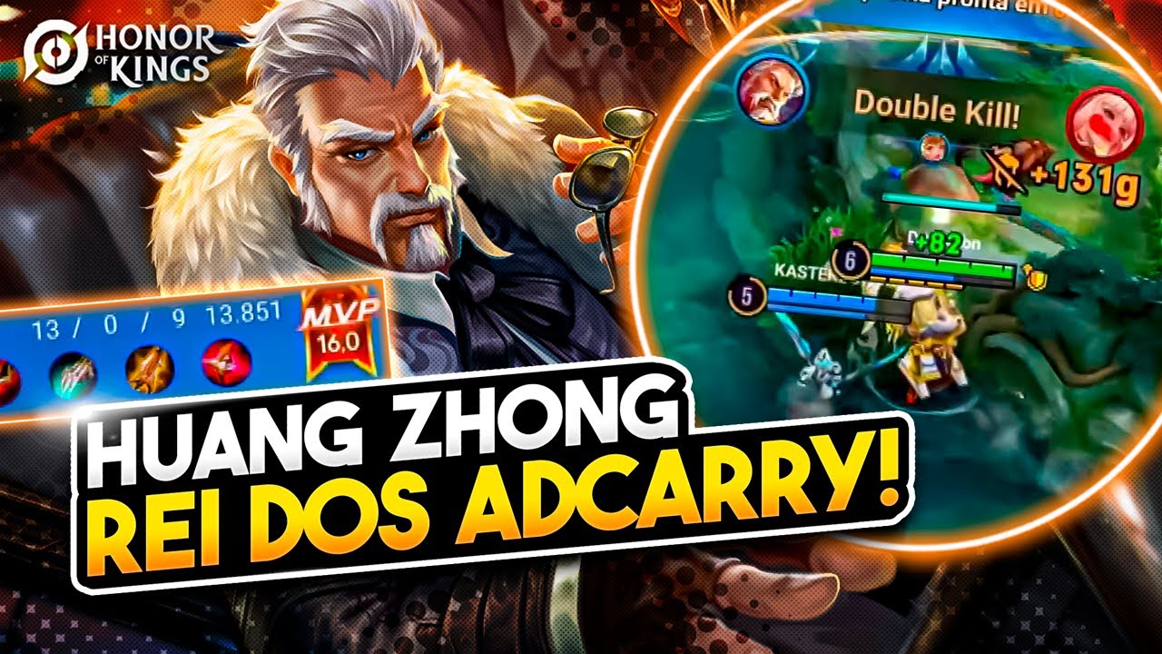 HUANG ZHONG! O REI DOS ADCARRY │HONOR OF KINGS