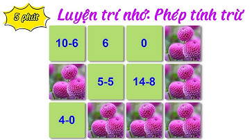 Phát triển kỹ năng tư duy logic| Phần mềm làm quen, nhận biết số đếm| Luyện trí nhớ: Phép tình trừ