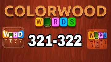 COLORWOOD WORDS Cryptogram level 321 322