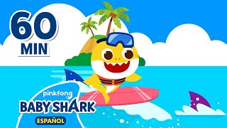 Tiburón Bebé en Verano y más canciones infantiles | +Recopilación | Baby Shark en Español