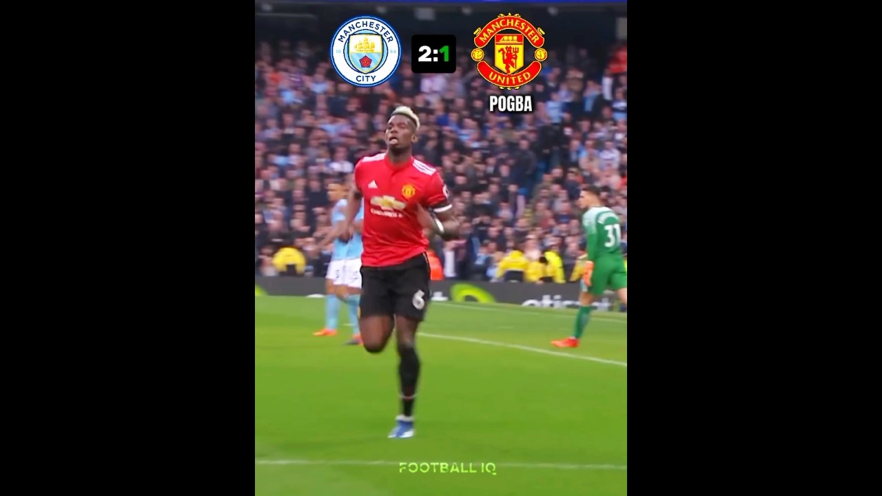 MAN CITY VS MAN UNITED EPL ☠️