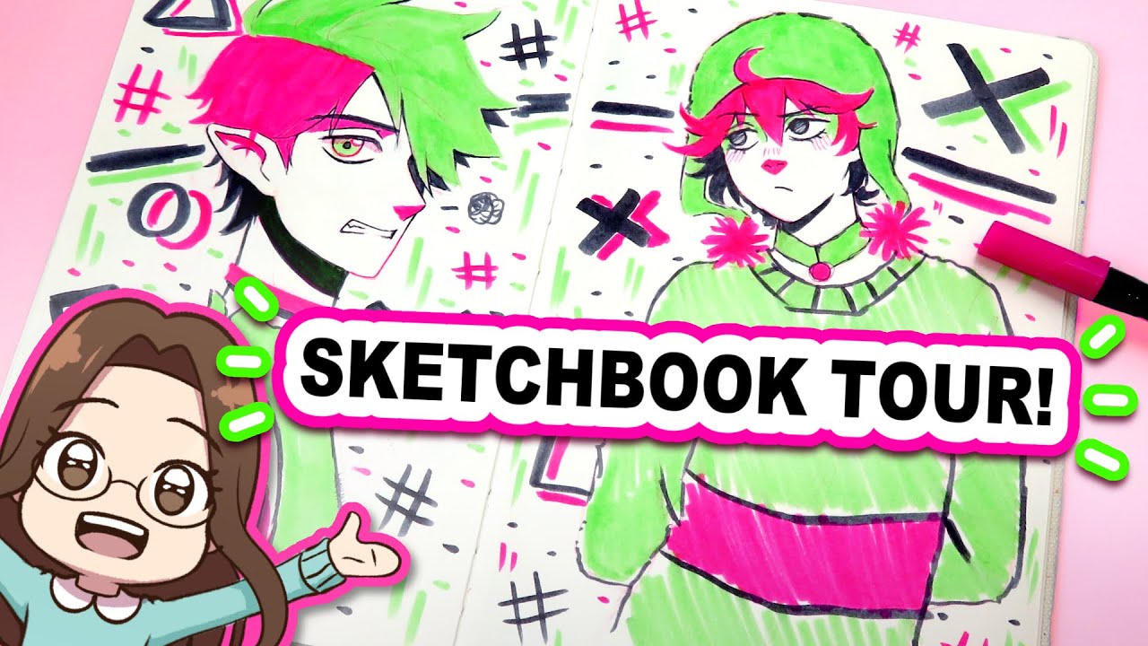 SKETCHBOOK TOUR! 100+ Drawings 