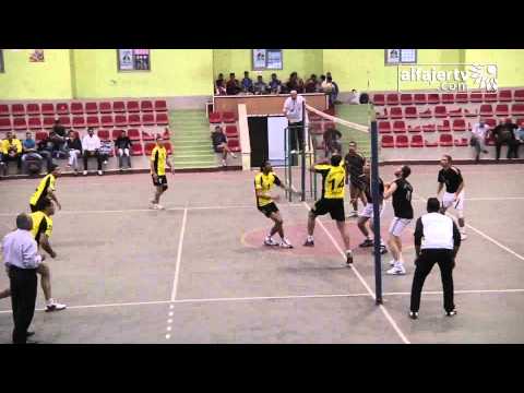 ضمن الدوري التصنيفي للكرة الطائرة مباراة بين فريقي جيوس و عصيرة القبلية