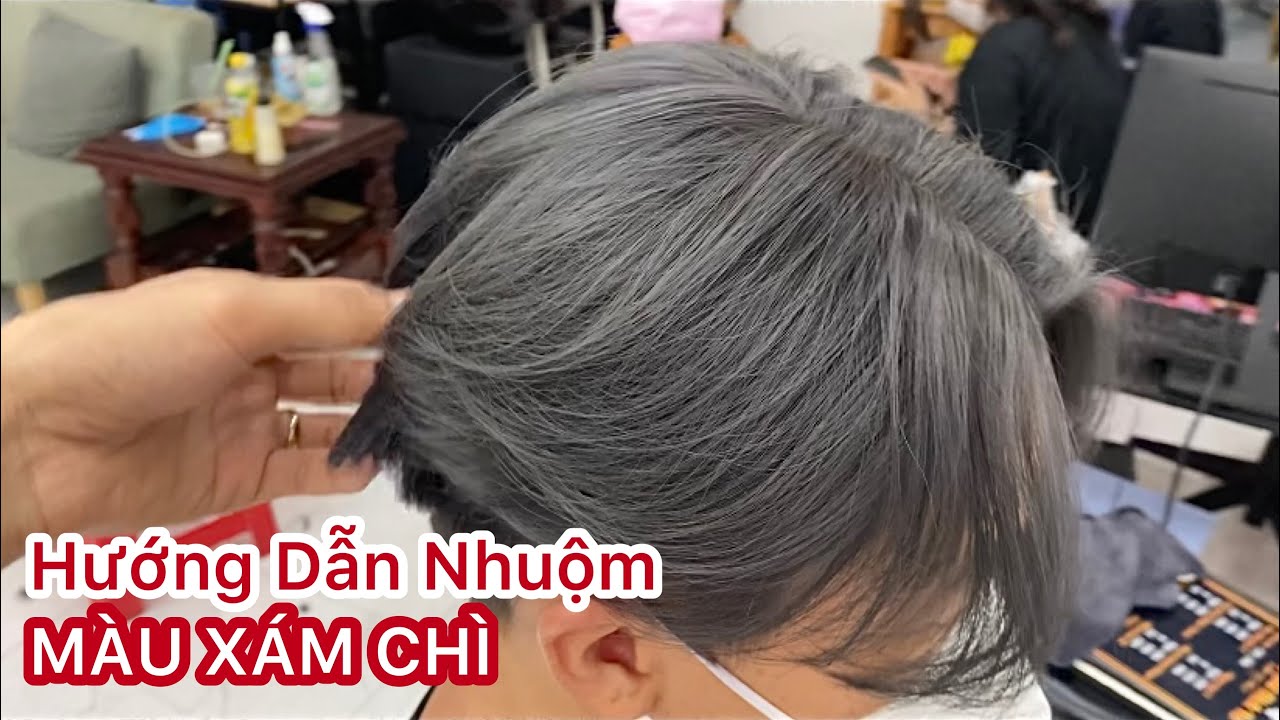 Thuốc Nhuộm Tóc Màu Than Chì  Không Cần Tẩy Tóc  Minzihair