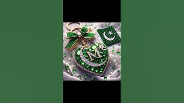 M name dp 14 august for girls #love Pakistan