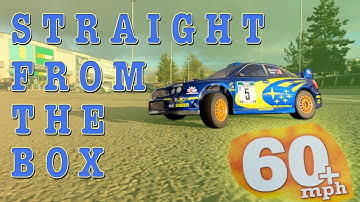 HPI WR8 2001 Subaru Impreza rally car SPEED RUN (60mph?)