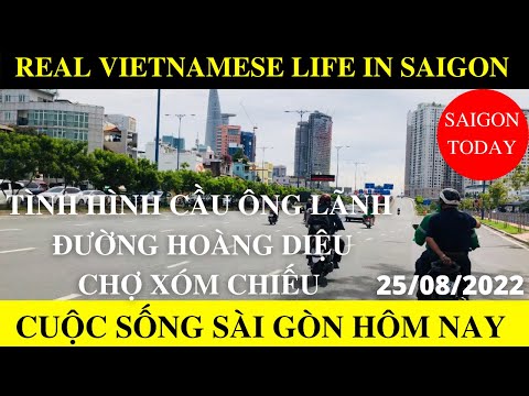 Video Tình Hình Cầu Ông Lãnh Đường Hoàng Diệu Chợ Xóm Chiếu... - youtube