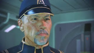 Mass Effect Trilogy: Admiral Hackett All Scenes Complete(ME2, ME3)