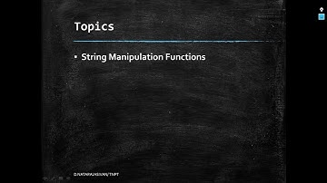 String Manipulation Functions in PHP