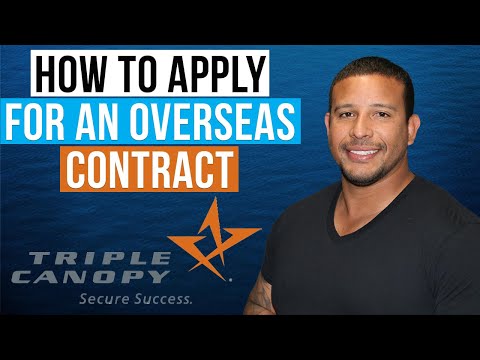 How To Apply For An Overseas Contract (PSS) : Triple Canopy Inc.