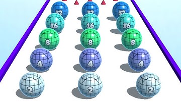 Ball Merge 2048 - All Levels Ball Gameplay Android, iOS ( Level 1748 - 1757 )