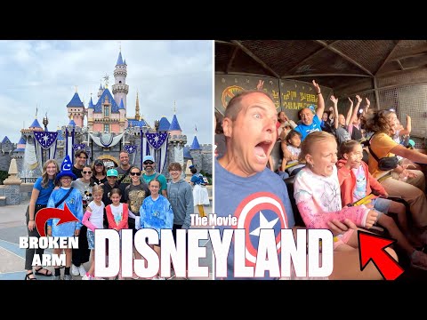 GOING TO DISNEYLAND FOR THE FIRST TIME WITH A BROKEN ARM | THE MOVIE | WHAT CAN YOU DO WITH A CAST?