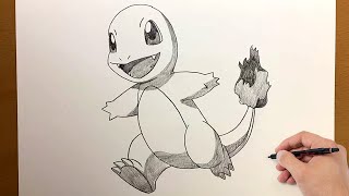 How to Draw Pokémon Step by Step || Easy Charmander Drawing screenshot 4