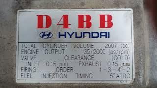 D4BB engine ..TATA bus auxalary a/c engine .starting  cheking