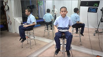 7000 Digits of Pi Recited Blindfolded by a Kid, Guinness World Record Attempt, Practice Day 7 of 20