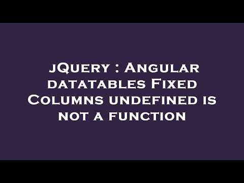 jQuery : Angular