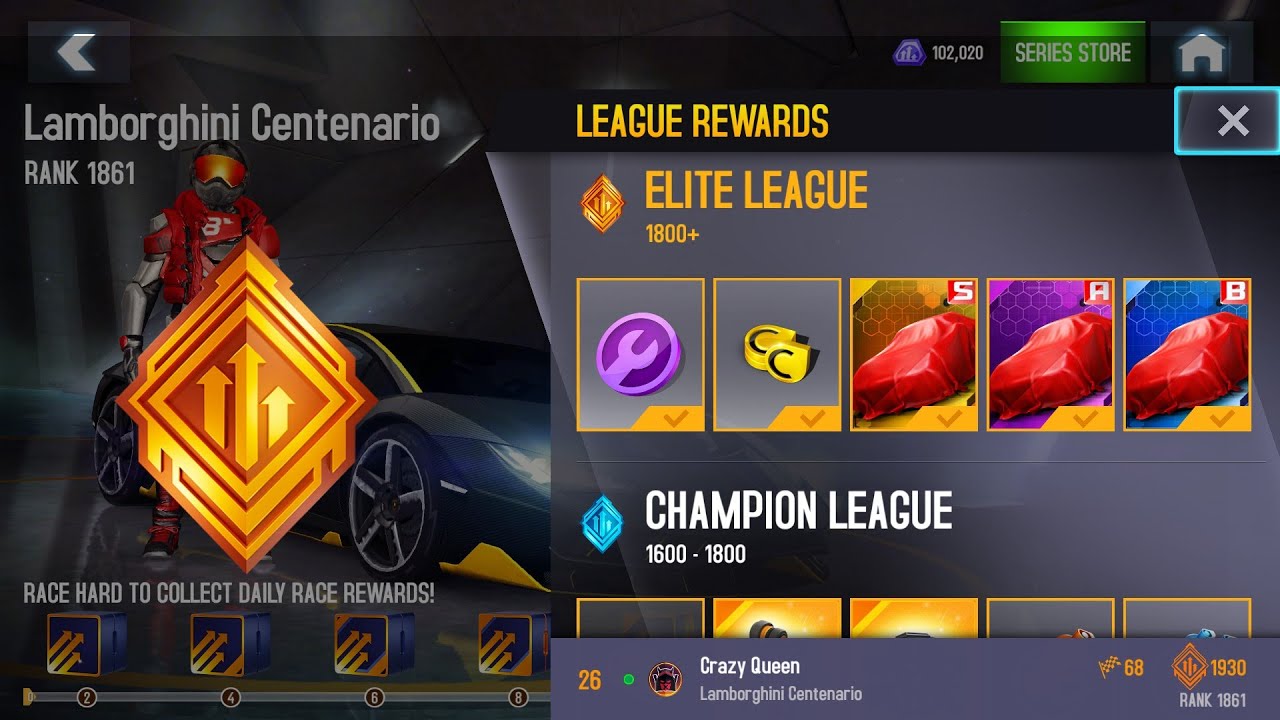 Live Asphalt 8 Elite League in Master Season ||Crazy Queen|| - YouTube