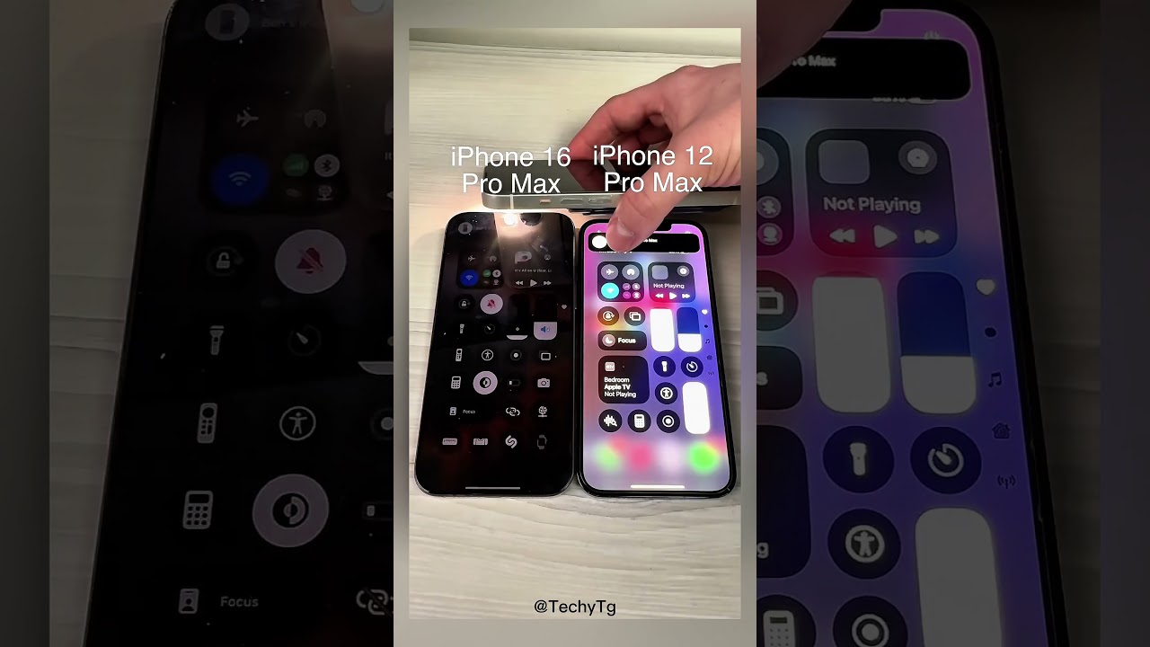 iPhone 16 Pro Max Vs iPhone 12 Pro Max brightness test...🤯 | 