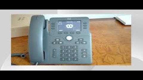 Unboxing and registering a phone to Webex Calling