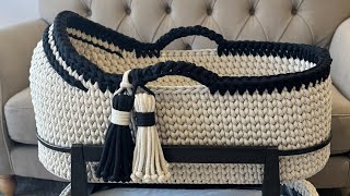 Crochet a Chic Moses Basket Border: Stylish & Practical