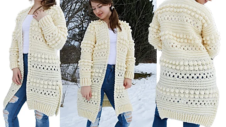 Stunning Crochet Bobble Cardigan: A Winter Must-Have