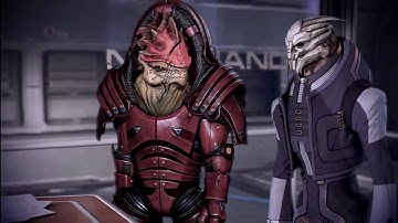 Mass Effect 3 Meeting with Wrex and Salarian Dalatrass