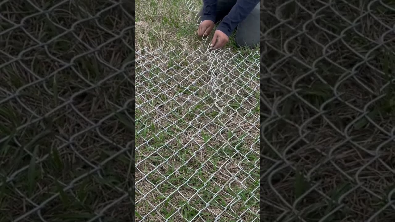 Easy Tip On How To Connect Two Chain link Fence Together Short viral Easy Tip On How To Connect Two Chain link Fence Together Short viral