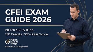 CFEI Exam Guide 2026: NFPA 921, NFPA 1033, & NAFI Certification Rules