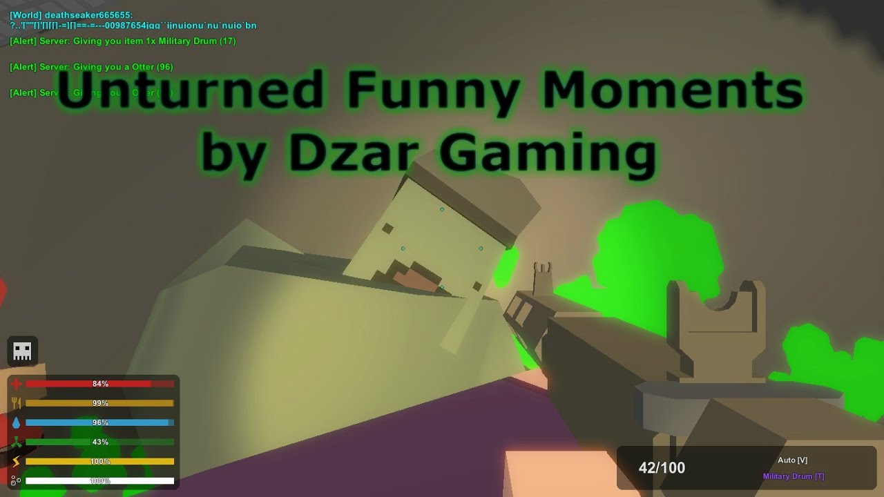 Unturned Funny Moments /trolling Russians and plane crashes/ Dzar Gaming :D