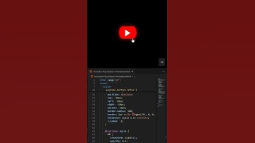 YouTube Play Button Animation HTML & CSS Micro-Interaction. #shorts #viral #coding