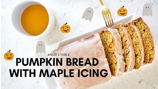 Celebrity Pumpkin Bread with Maple Icing for HALLOWEEN Profile