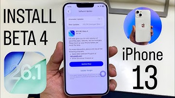 How to install & Update iOS 26.1 Beta 4 in iPhone 13