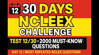 Test 1230 75 Most Repeated Nclex Questions With Answers Rationales