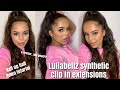 LULLABELLZ HAIR EXTENSIONS| 26 INCH CLIP INs......say what!!! |HALF UP HALF DOWN TUTORIAL