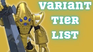 Skylanders Variants Tier List
