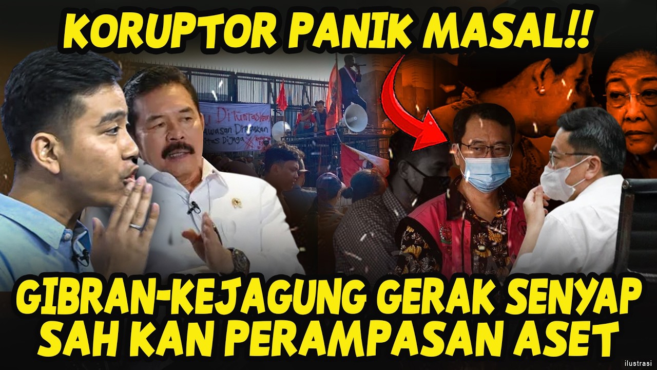 KOCAR-KACIR‼️TIBA-TIBA KEJAGUNG IKUT KABULKAN UPAYA GIBRAN SAH KAN RUU PERAMPASAN ASET😱