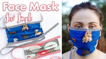 How to Sew a Pleated Face Mask - Printable Pattern