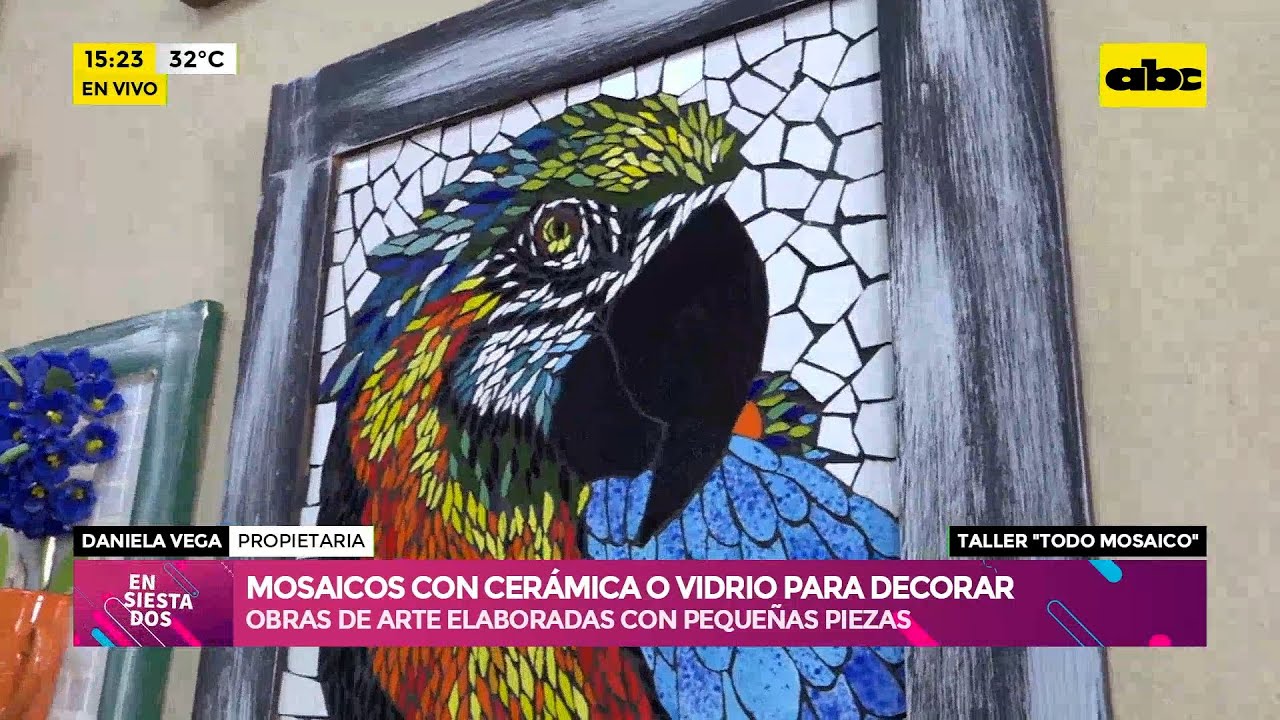 Los mosaicos: obras de arte elaboradas con pequeñas piezas de cerámica o vidrio