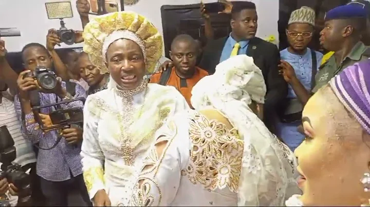 Reverend Esther Ajayi Pray For Laide Bakare at Her House Warming Ceremony In Lagos