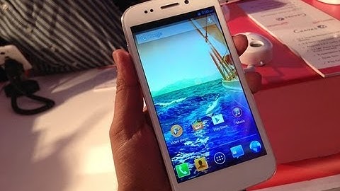 Micromax Canvas 4 A210 First Hands on Overview on at India Launch Event