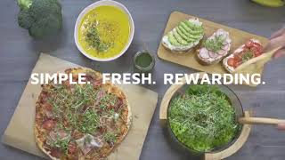 Homegrown microgreens in an instant