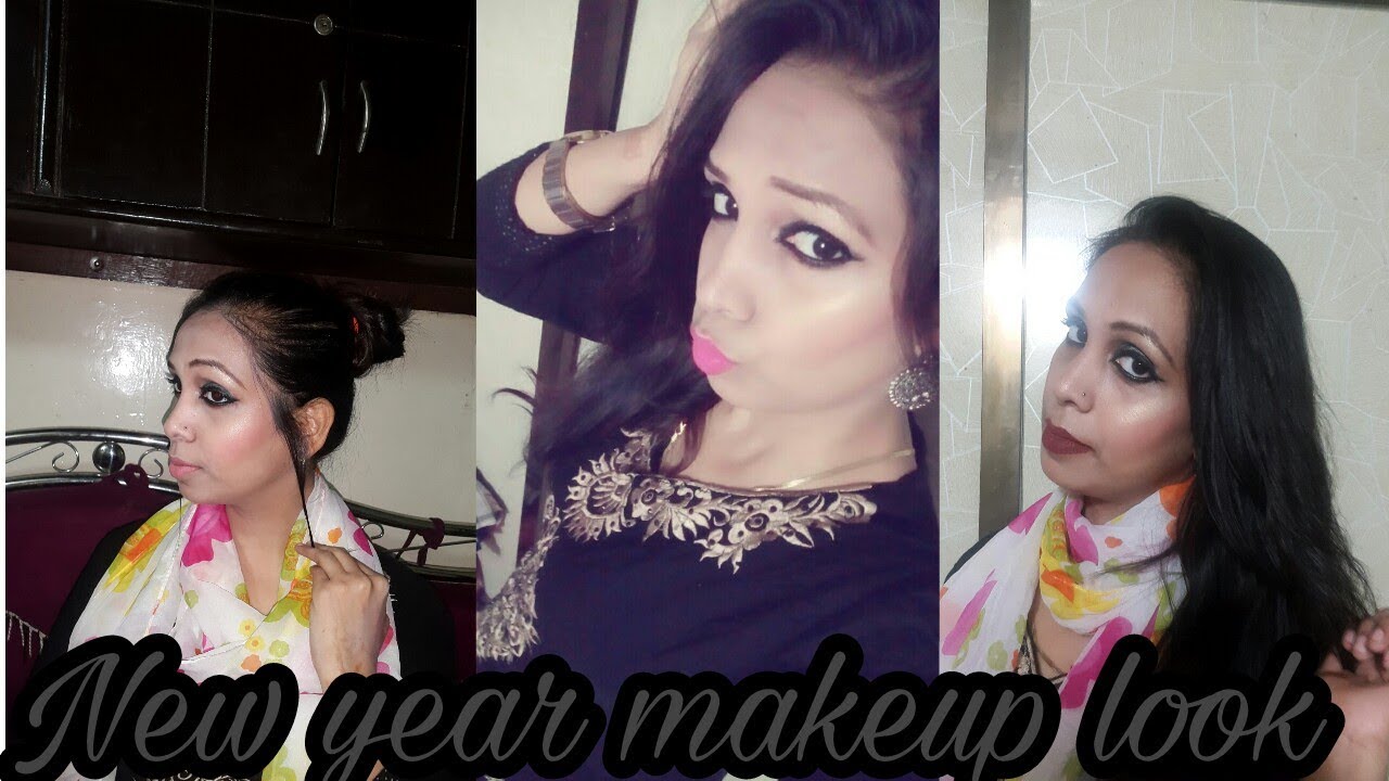 New year party makeup look - YouTube