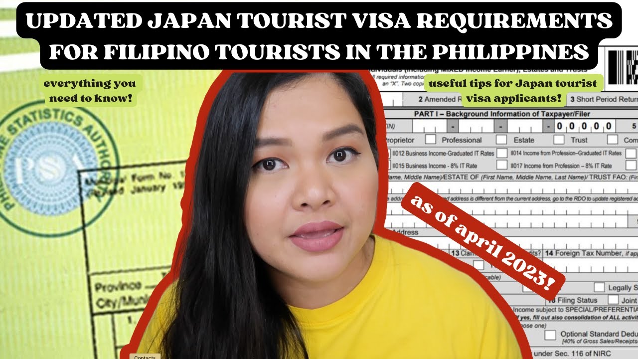 japan tourist visa requirements for philippine passport holder