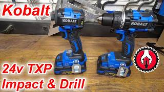 Kobalt 24v TXP Tabless Drill & Impact Driver
