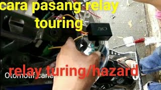 Cara pasang Lampu Hazard dimotor buat touring